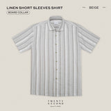 LINEN SHORT SLEEVES SHIRT - ST BEIGE