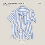 LINEN SHORT SLEEVES SHIRT - ST BLUE