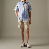 LINEN SHORT SLEEVES SHIRT - ST BEIGE