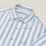 LINEN SHORT SLEEVES SHIRT - ST BLUE