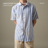 LINEN SHORT SLEEVES SHIRT - ST BLUE
