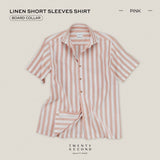 LINEN SHORT SLEEVES SHIRT - ST PINK