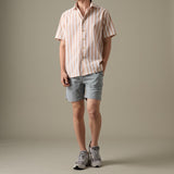 LINEN SHORT SLEEVES SHIRT - ST BEIGE