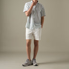 LINEN SHORT SLEEVES SHIRT - ST GREEN