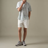 LINEN SHORT SLEEVES SHIRT - ST GREY