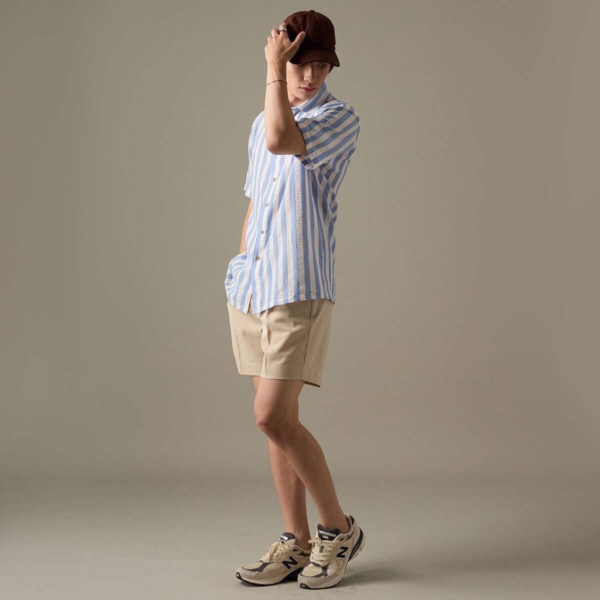 LINEN SHORT SLEEVES SHIRT - ST GREEN