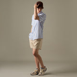 LINEN SHORT SLEEVES SHIRT - ST GREEN