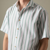 LINEN SHORT SLEEVES SHIRT - ST GREEN