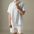 LINEN SHORT SLEEVES SHIRT - ST GREEN