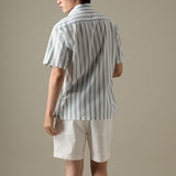 LINEN SHORT SLEEVES SHIRT - ST GREEN