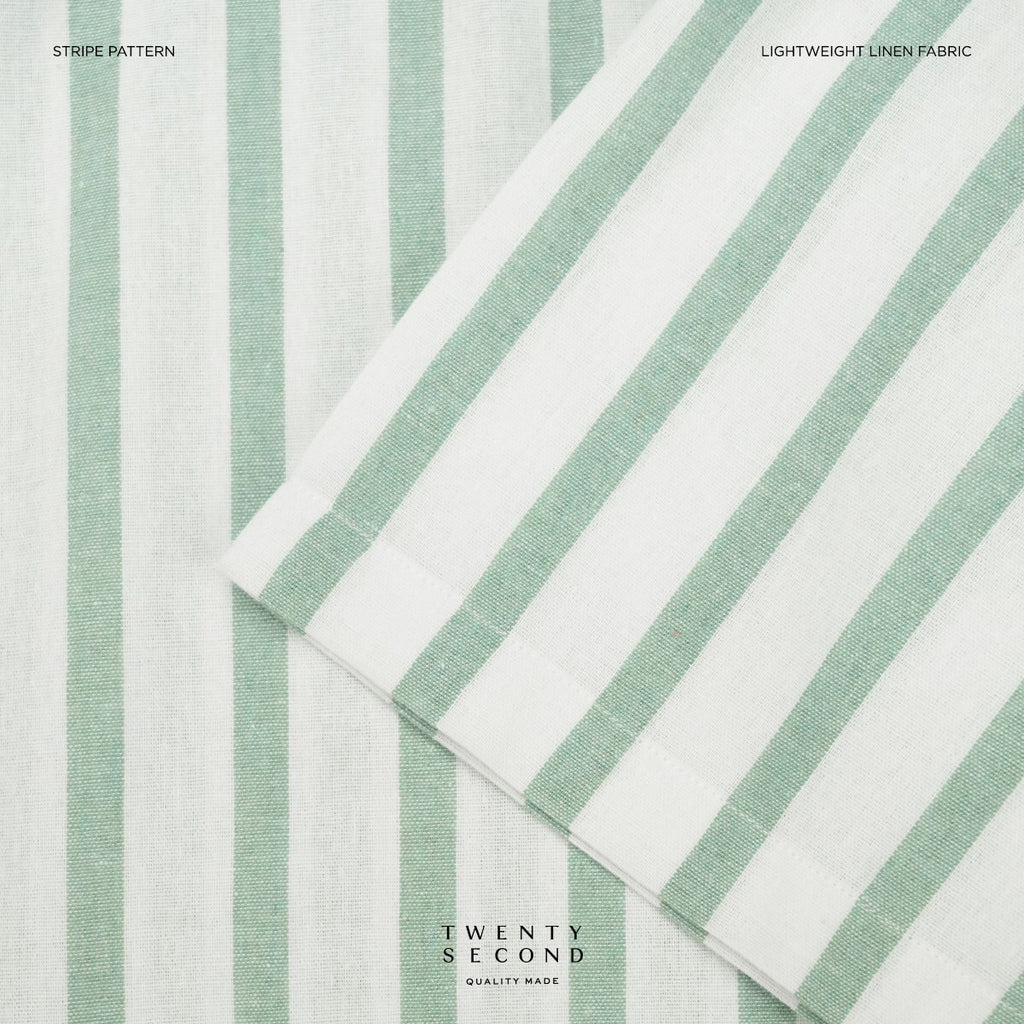 LINEN SHORT SLEEVES SHIRT - ST GREEN