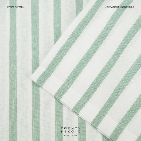LINEN SHORT SLEEVES SHIRT - ST GREEN