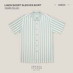 LINEN SHORT SLEEVES SHIRT - ST GREEN