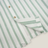 LINEN SHORT SLEEVES SHIRT - ST GREEN