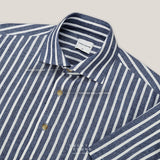 LINEN SHORT SLEEVES SHIRT - ST NAVY