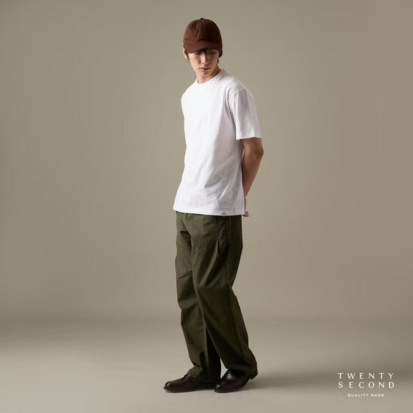 THE NEW SUPER SOFT COTTON TEE - BEIGE