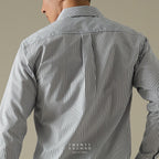 WRINKLE FREE SHIRT - STRIPE BLACK (Slim Fit)