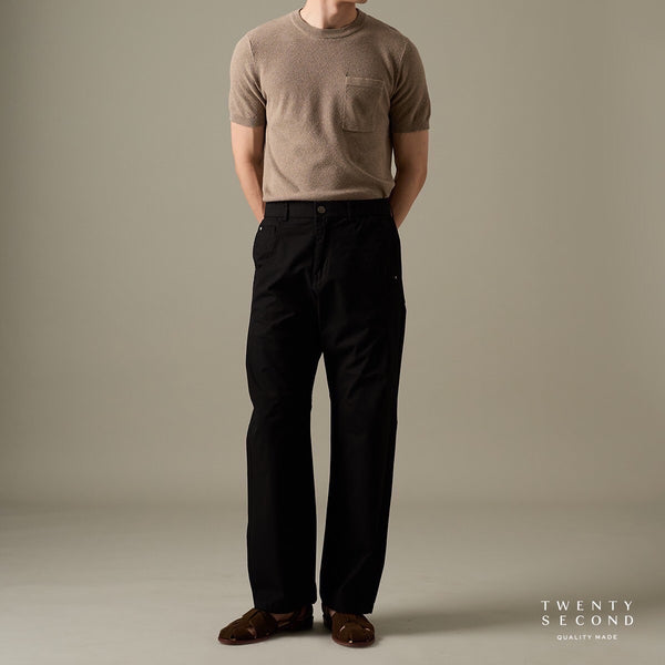 FIELD CASUAL PANTS - BLACK