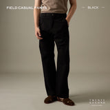 FIELD CASUAL PANTS - BLACK