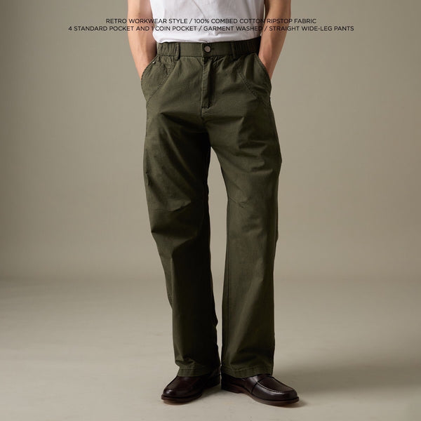 FIELD CASUAL PANTS - OLIVE