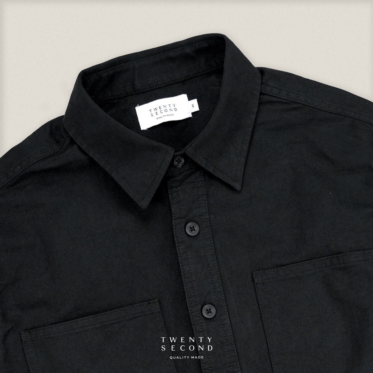 STANDARD UTILITY SHIRT - BLACK