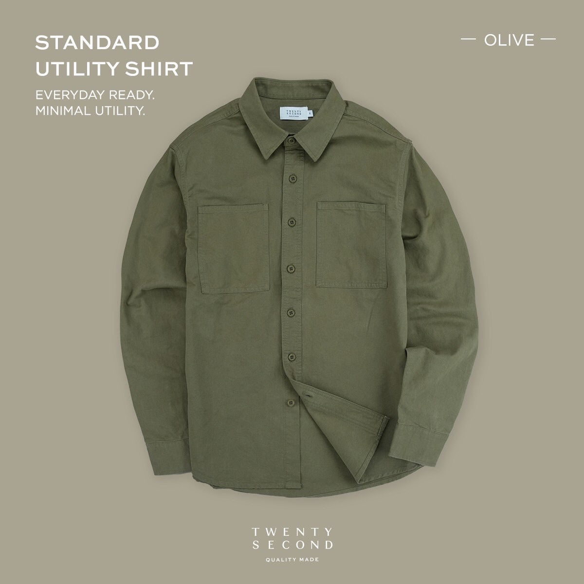 STANDARD UTILITY SHIRT - OLIVE