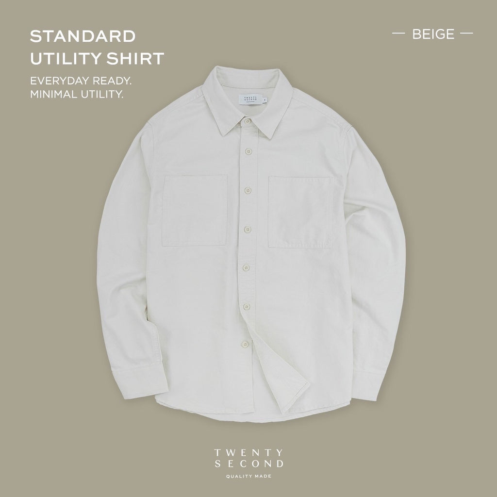 STANDARD UTILITY SHIRT - BEIGE
