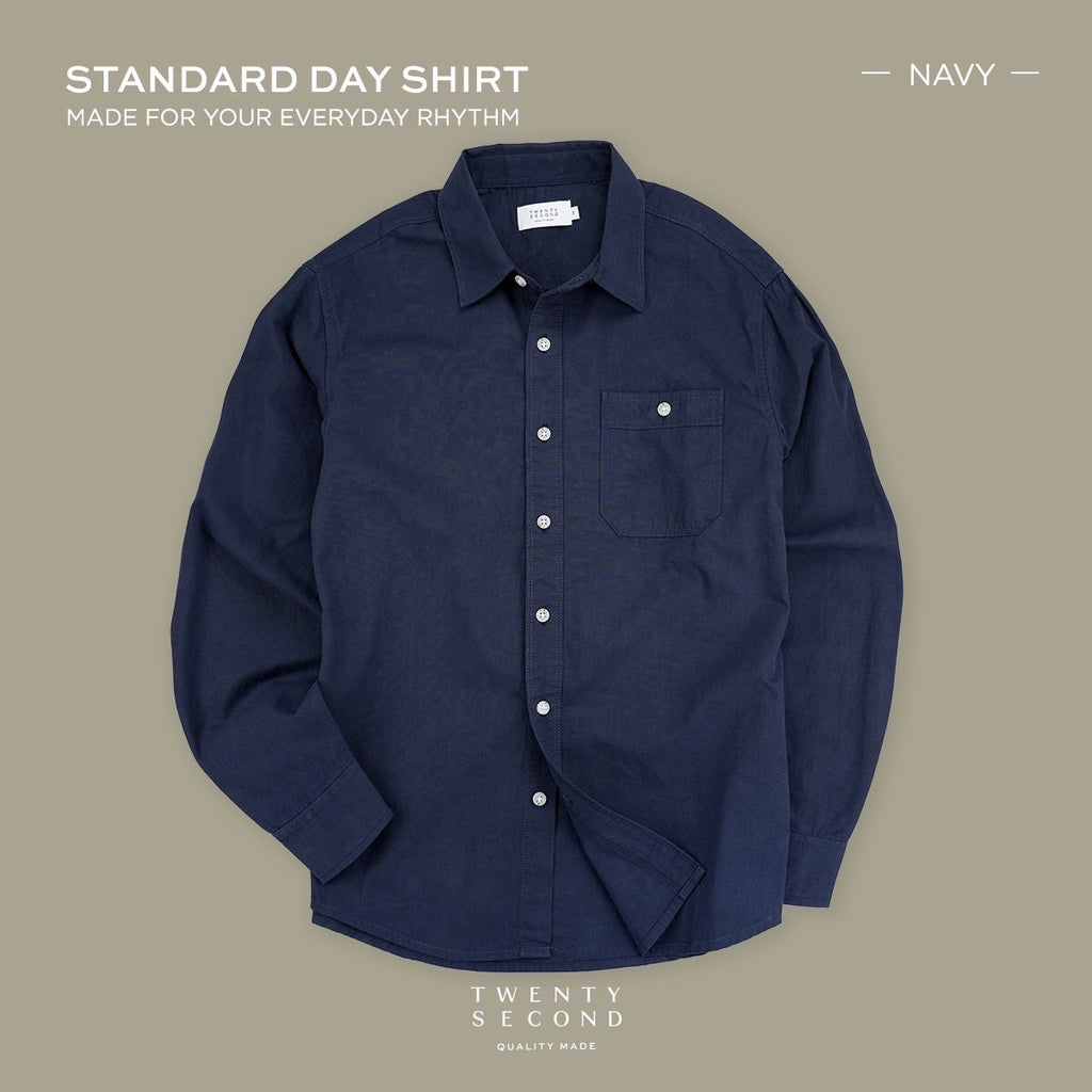 STANDARD DAY SHIRT - NAVY
