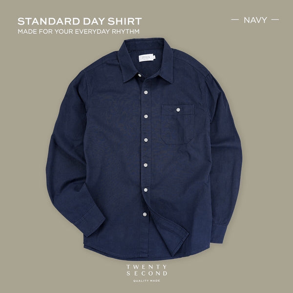 STANDARD DAY SHIRT - NAVY