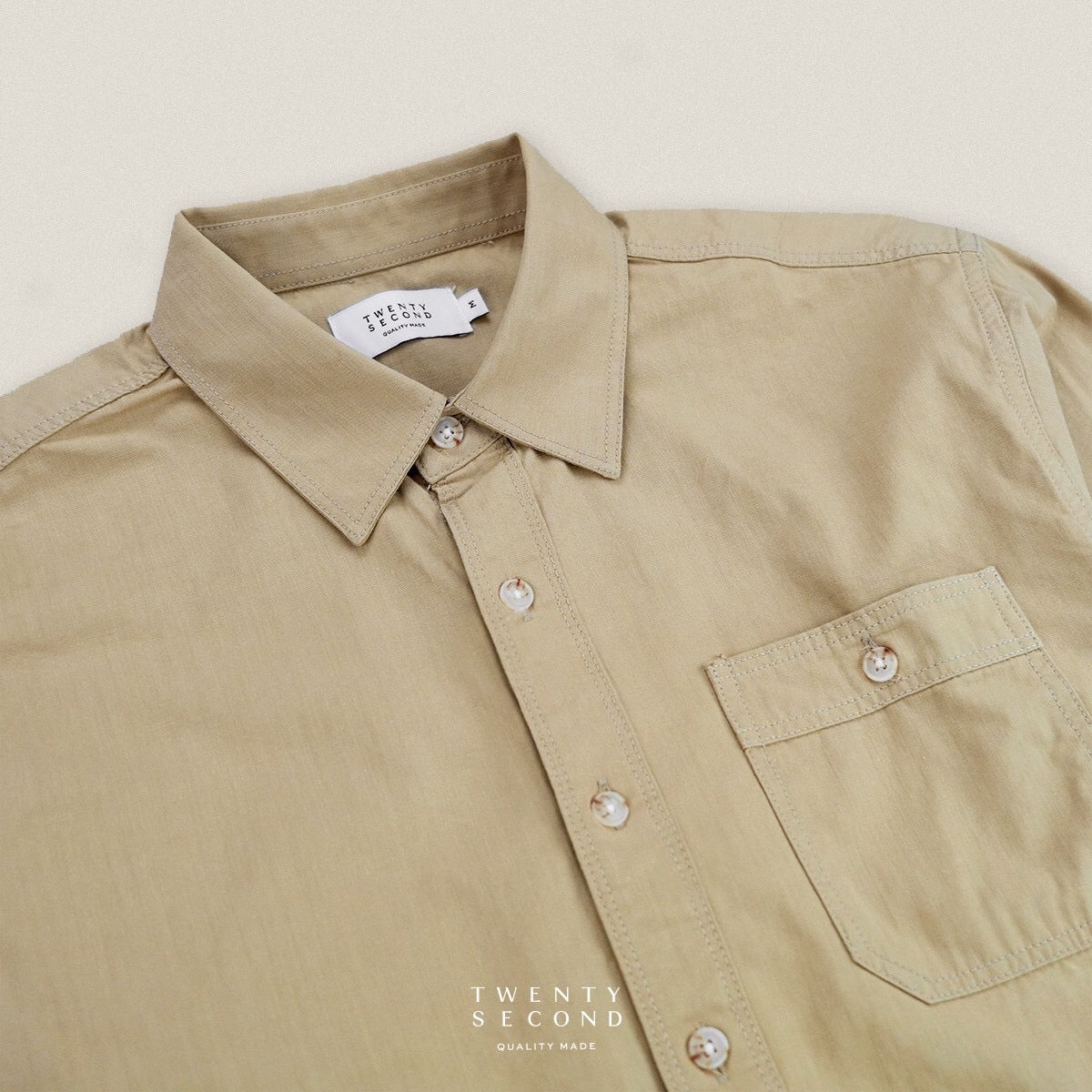 STANDARD DAY SHIRT - KHAKI