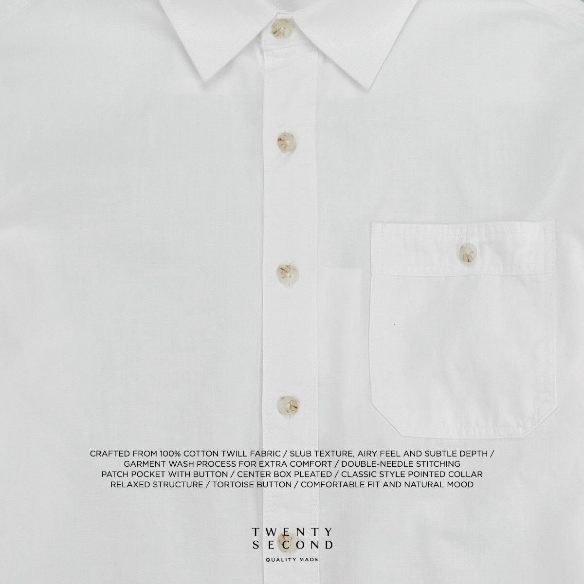 STANDARD DAY SHIRT - WHITE