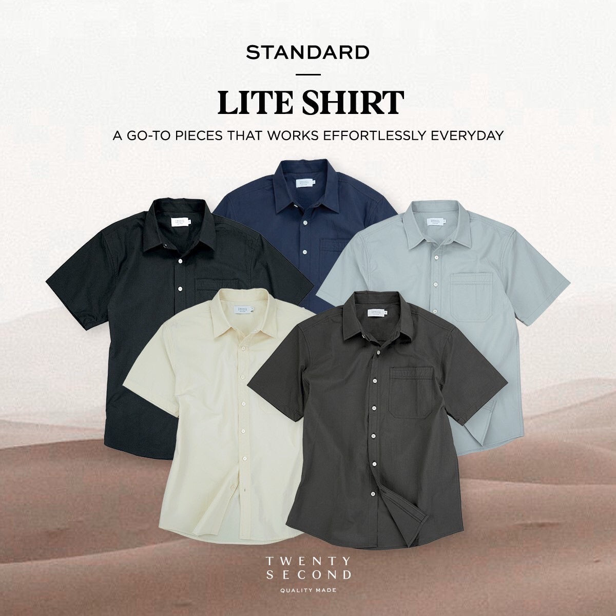 STANDARD LITE SHIRT - BLACK