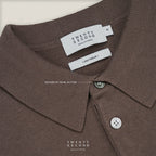 NICO KNIT POLO - BROWN