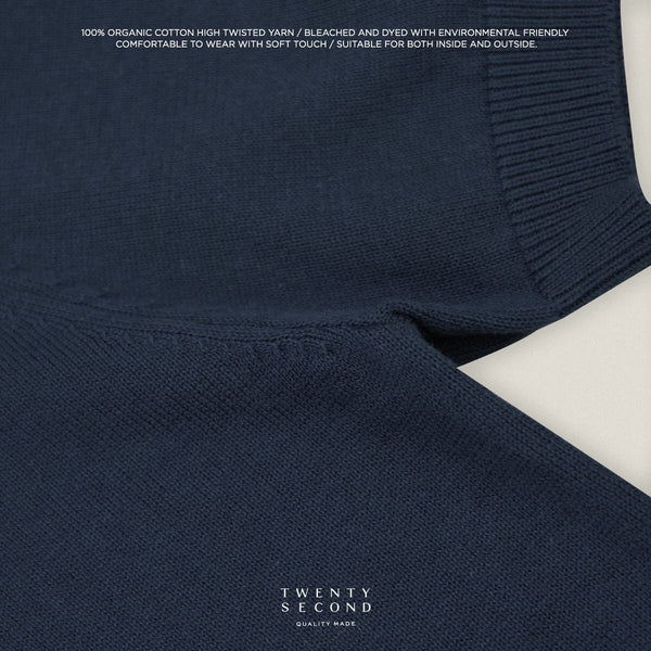 NICO KNIT POLO - NAVY