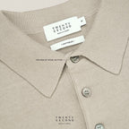 NICO KNIT POLO - OATMEAL