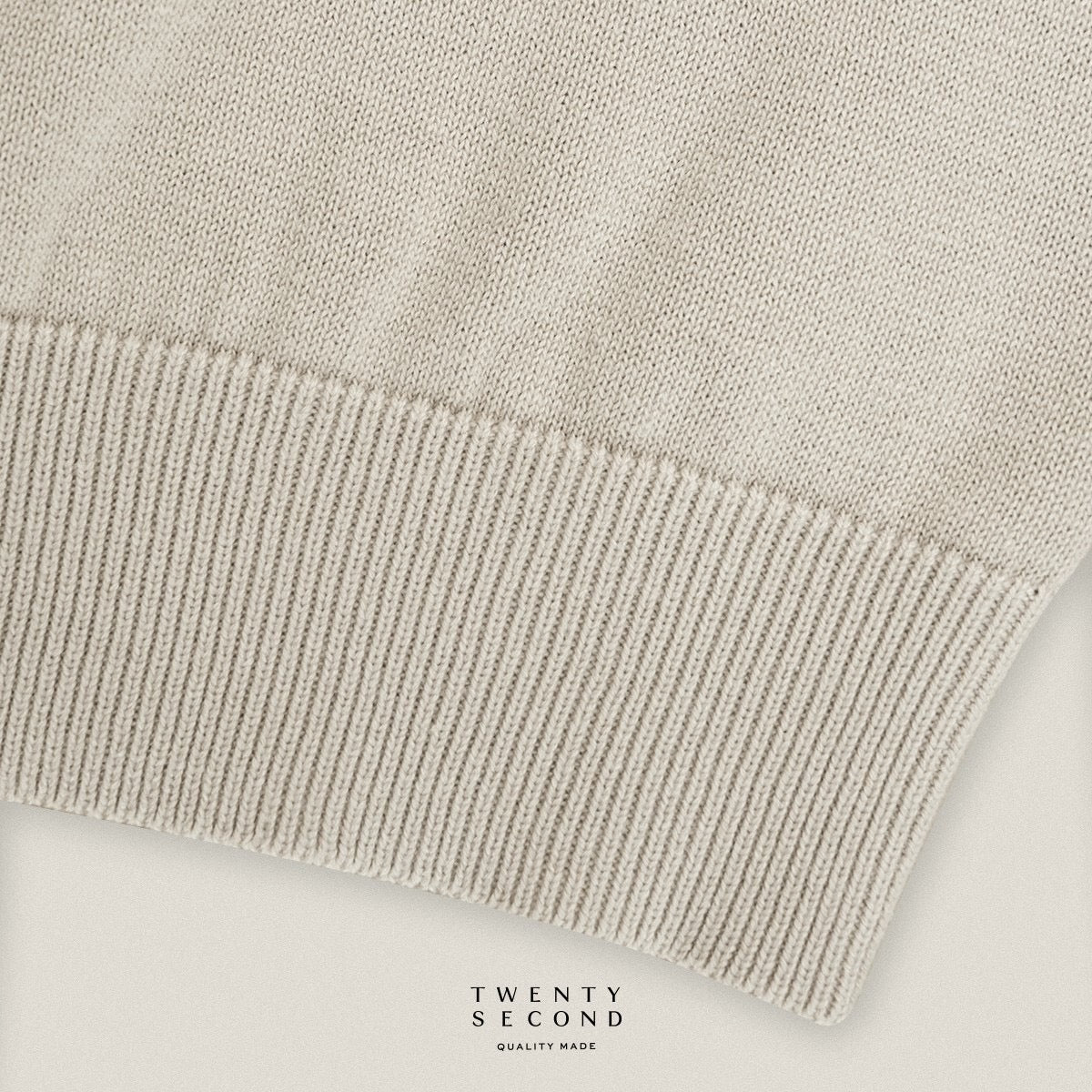 NICO KNIT POLO - OATMEAL