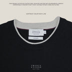 CARSON KNIT TEE - BLACK