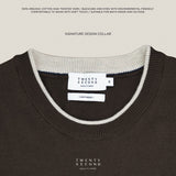 CARSON KNIT TEE - BROWN