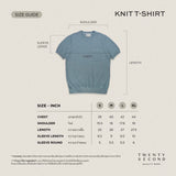 CARSON KNIT TEE - WHITE