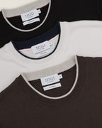 CARSON KNIT TEE - BLACK