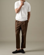 CARSON KNIT TEE - WHITE