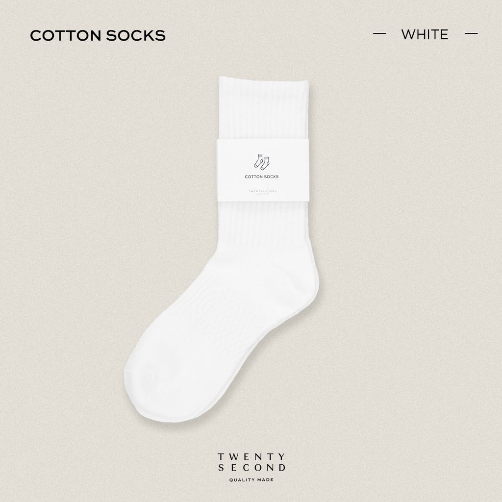 MID CALF COTTON SOCKS