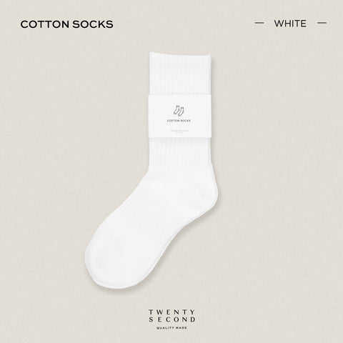 MID CALF COTTON SOCKS