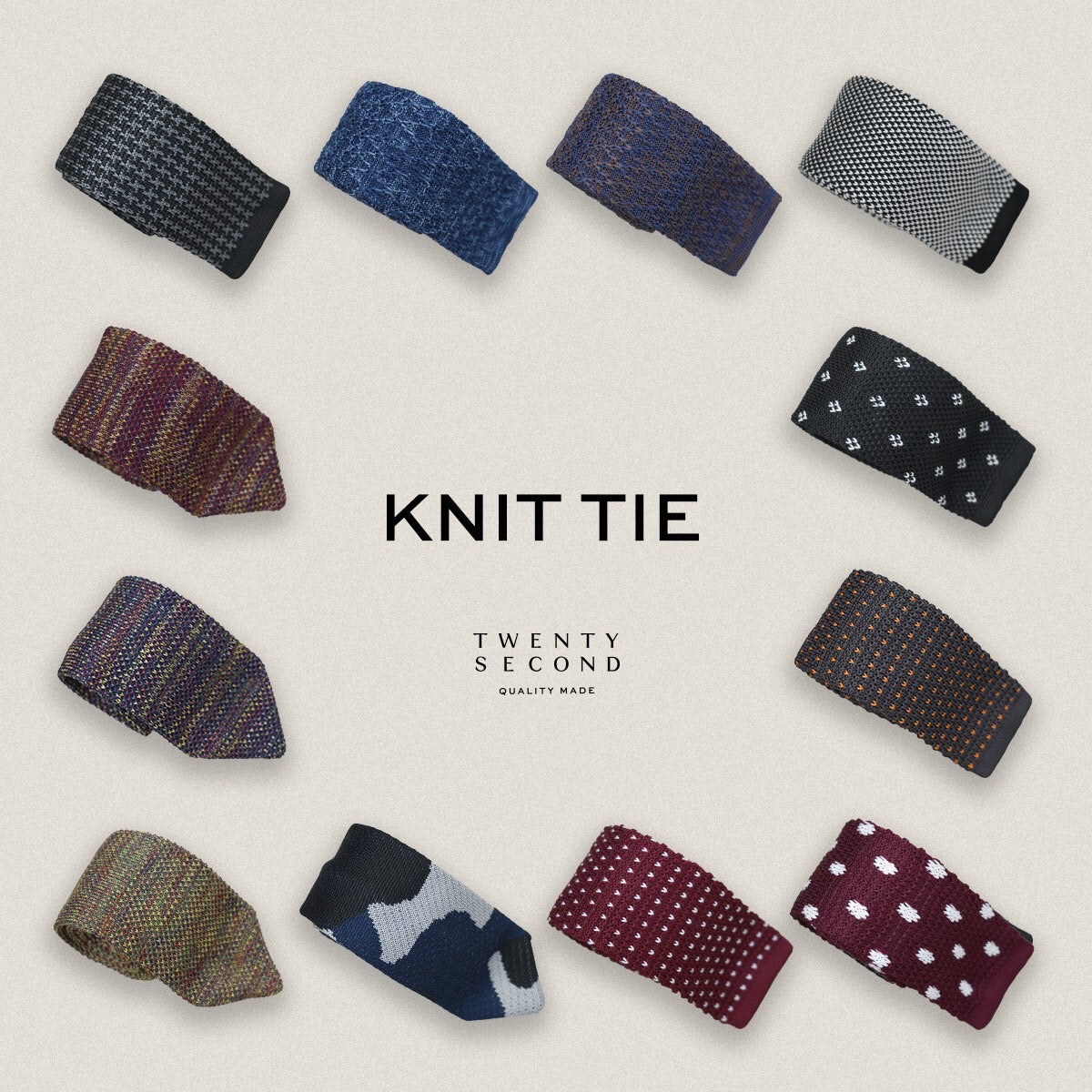 KNIT NECKTIE