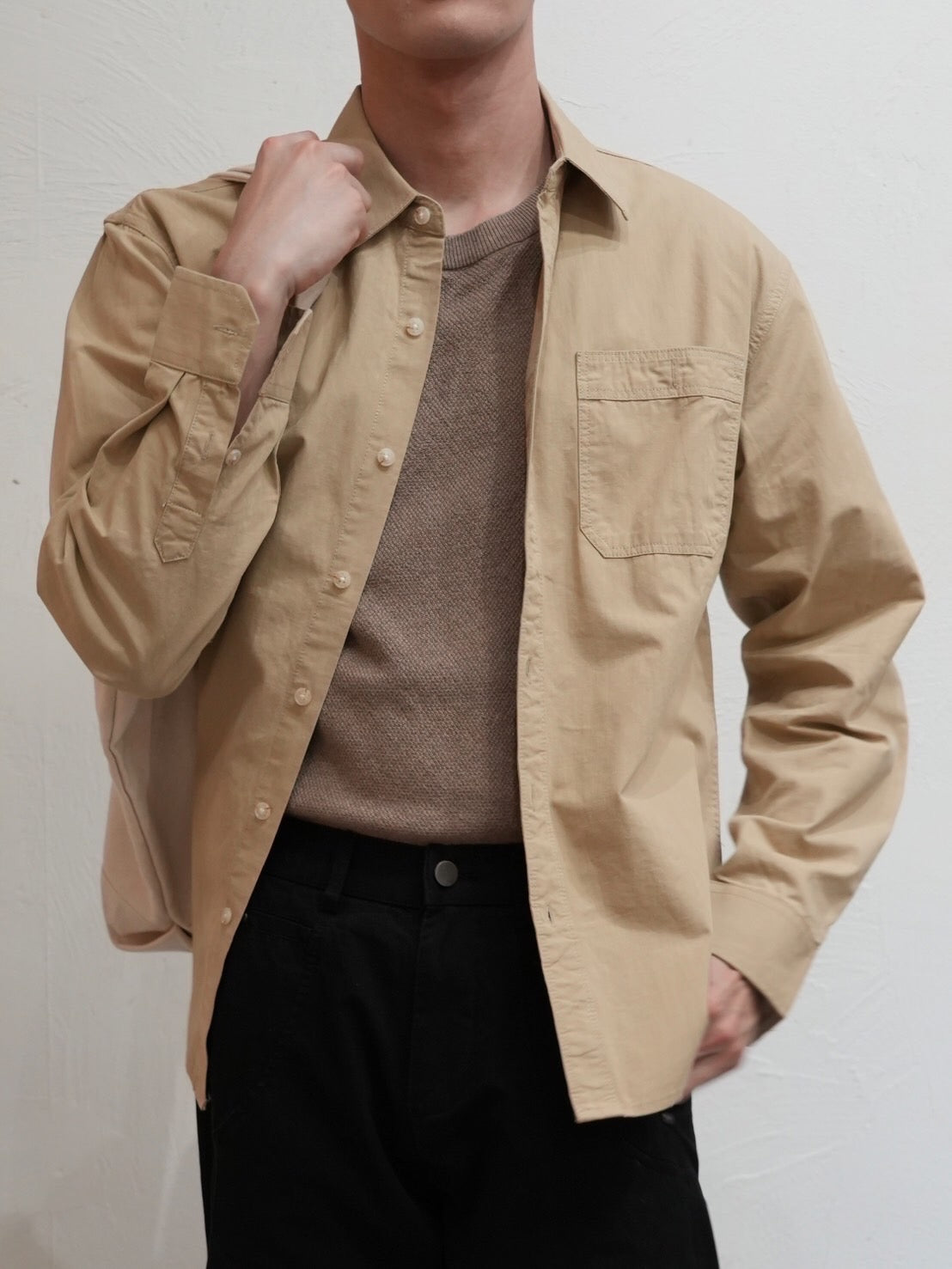 STANDARD DAY SHIRT - KHAKI