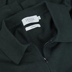 MASON ZIP KNIT POLO - GREEN