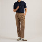 MASON ZIP KNIT POLO - NAVY