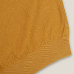 LUCCA KNIT POLO - MUSTARD