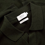LUCCA KNIT POLO - OLIVE