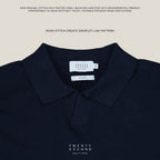LUCCA KNIT POLO - NAVY